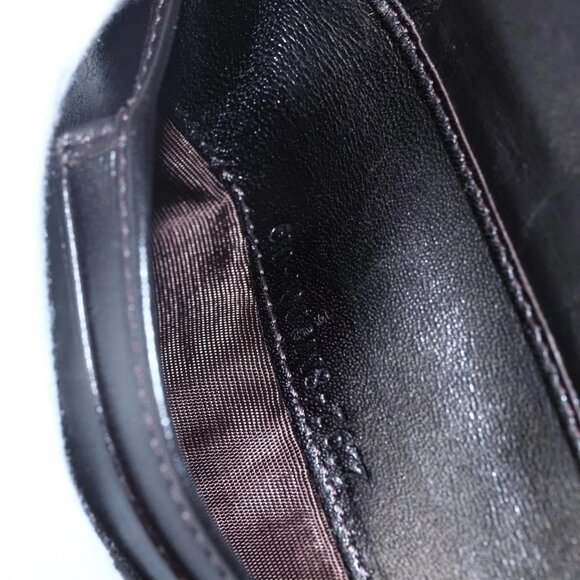 Authentic FENDI Zucca Canvas Wallet Black Brown bst288-112825 - Picture 14 of 16